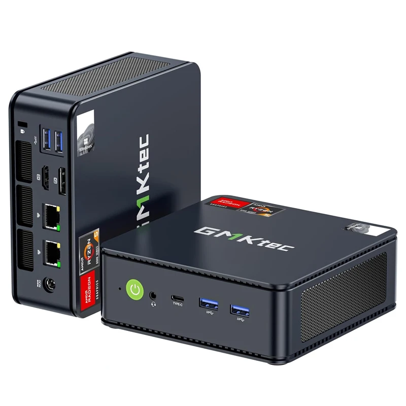 GMKtec M6Ultra Mini PC AMD R5-7640HS com Radeon 760M Gráficos RAM 6/32/64GB ROM 256GB/512GB/1TB/2TB Bluetooth5.2 WIFI6 3A Jogo