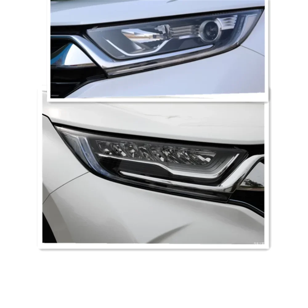 For Honda CRV CR-V 2017 2018 2019  Front Headlight Cover Headlamp Lamp Shell Lampshade Replace Original Glass Lens