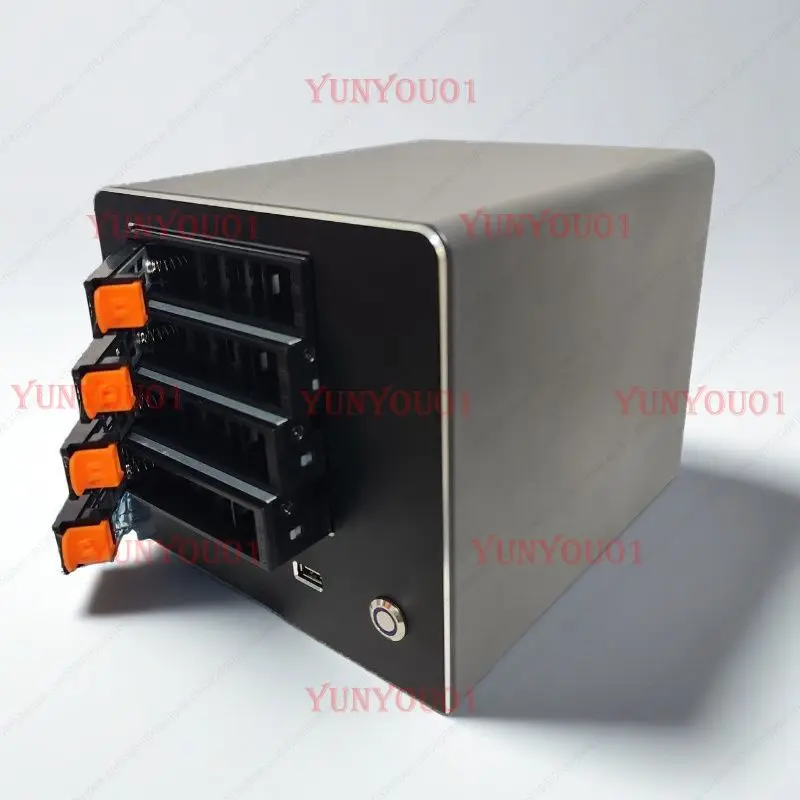 

NAS 4-bay hot-swappable private cloud home theater ITX chassis