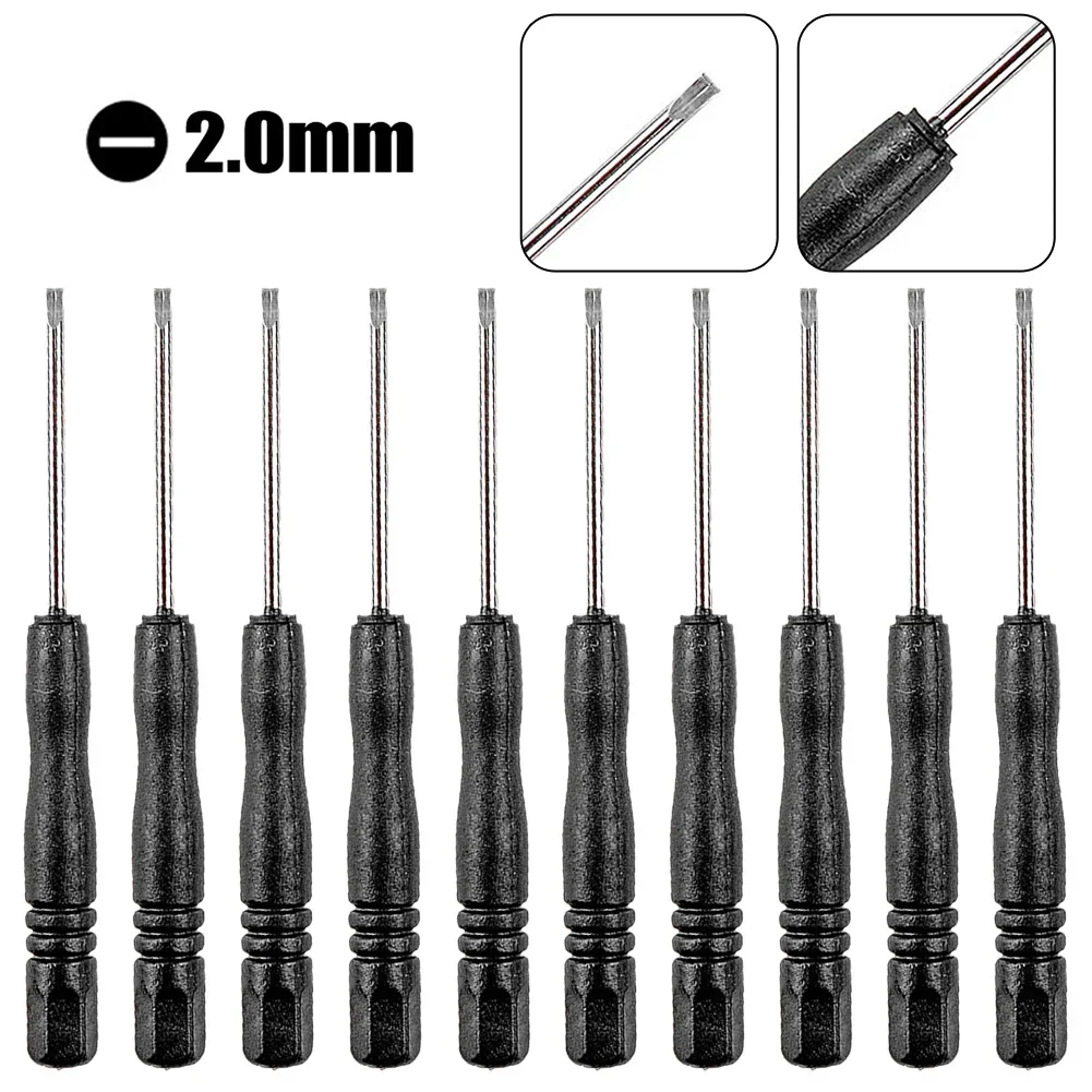 10Pcs Mini Screwdriver Repair Tool Kit, 3 22Inch Slotted and Cross Screwdrivers, Convenient and Practical for Toy Disassembly