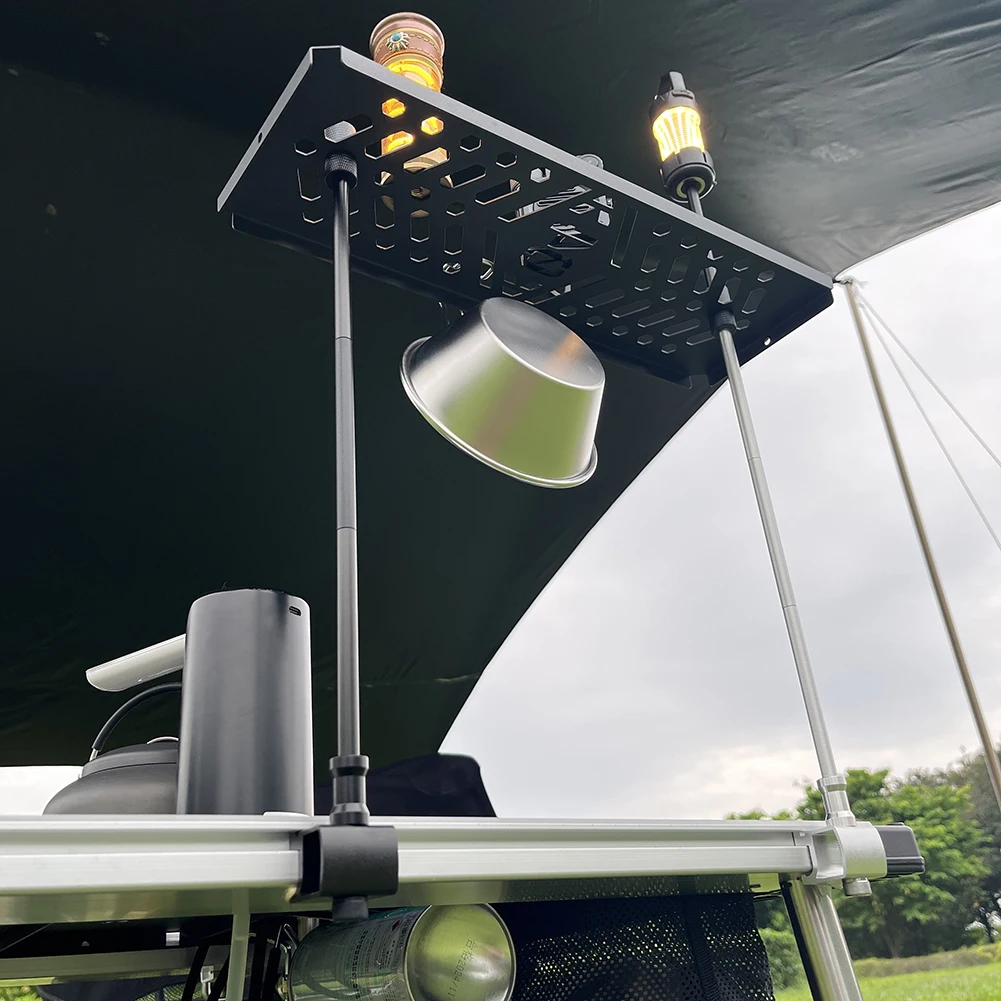 

Aluminium Alloy Camping IGT Lamp Hanging Rack Camping Lamp Holder Portable Lamp Post Pole for IGT Table Camping Accessories