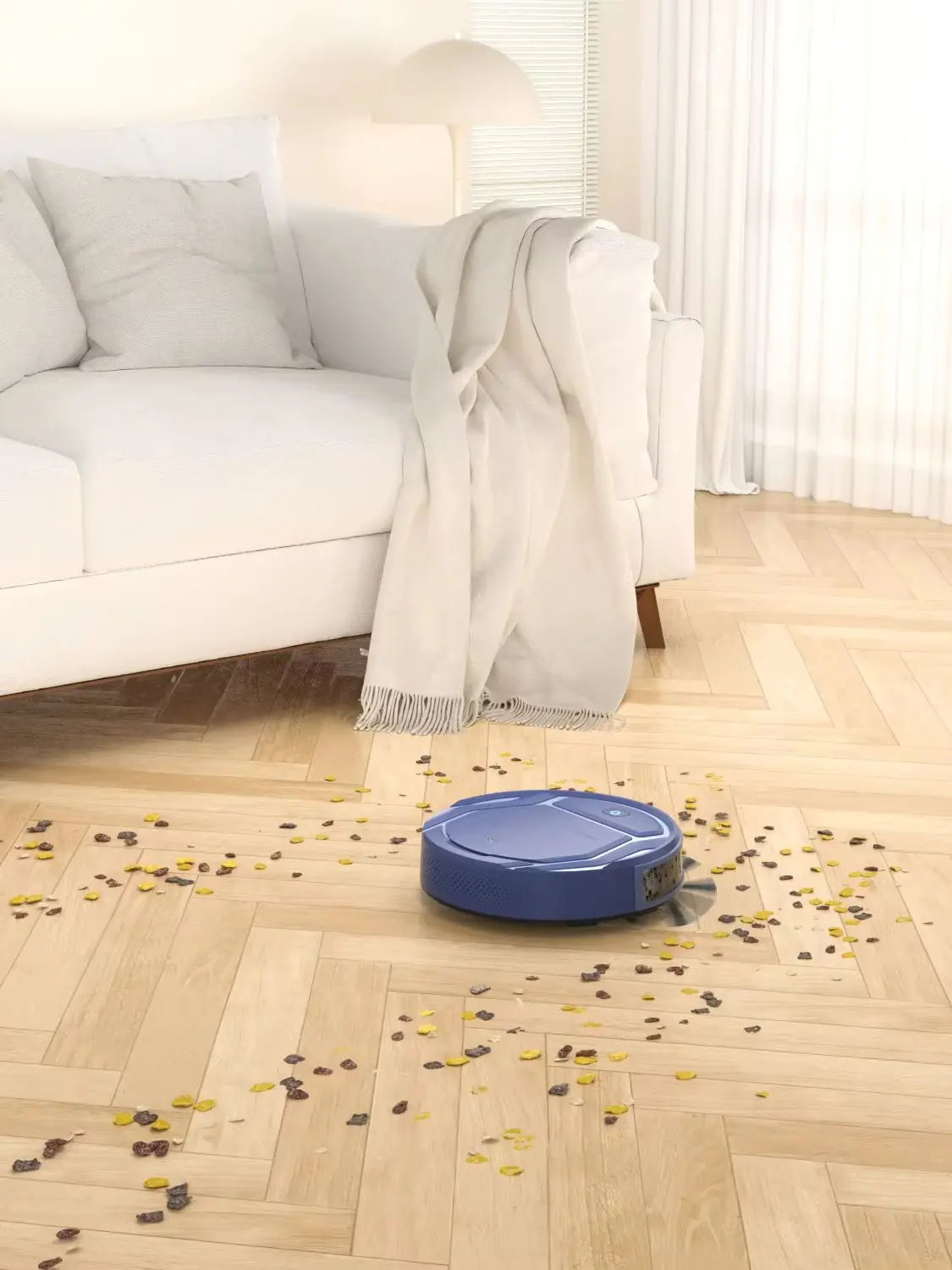Lefant M210 Pro+Roboter-Staubsauger, 4000 Pa starke Saugkraft, 200 Minuten Laufzeit, automatische Selbstaufladung, Wi-Fi/App/Alexa-Steuerung