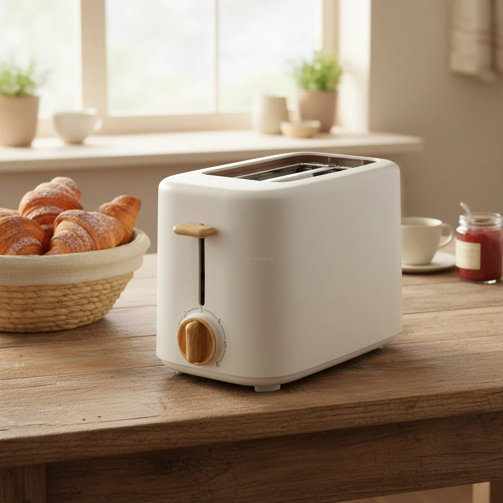 

Электрический тостер, двухслойный бытовой тостер из матовой нержавеющей стали, с регулируемым электронным управлением приготовлением.