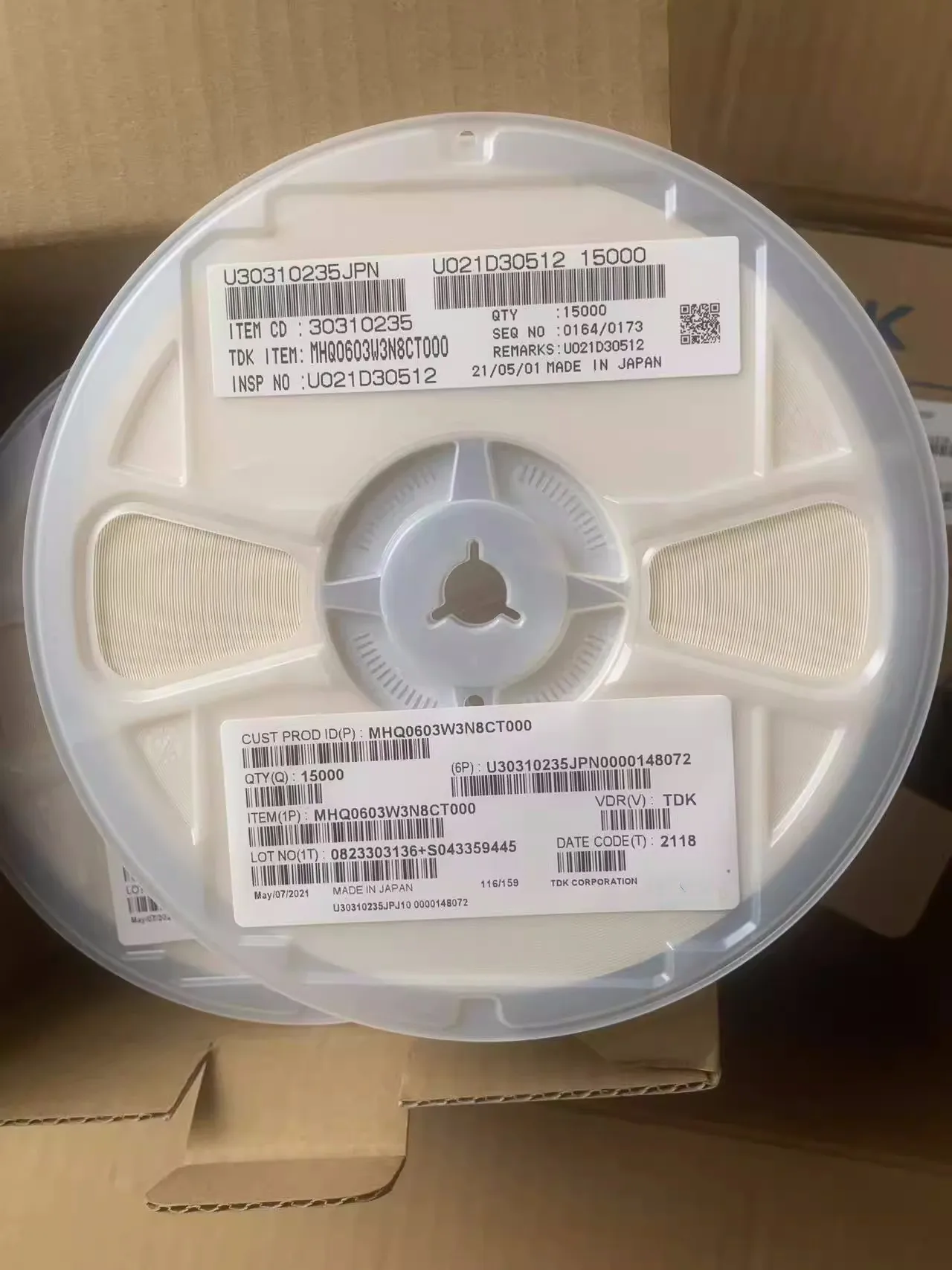 

1000PCS Brand New Original MHQ0603W3N8CT000 21+