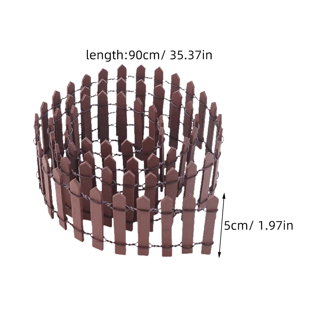 3 قطعة سياج المشهد الصغير مصغرة الخشب اعتصام حديقة ديكور لدمية بونساي وعاء النبات DIY بها بنفسك الجنية إكسسوارات الحديقة