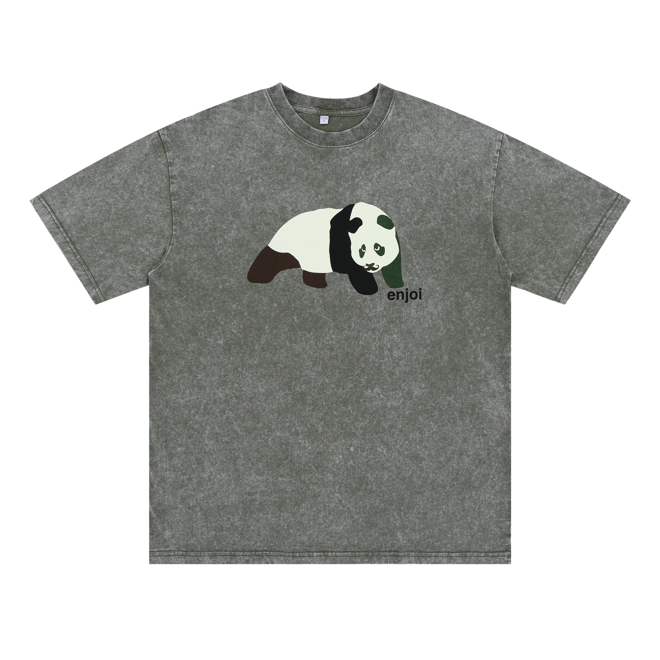 

SUPER WAY Panda Print T Shirt Men Women T-shirt Top Tees F-430#