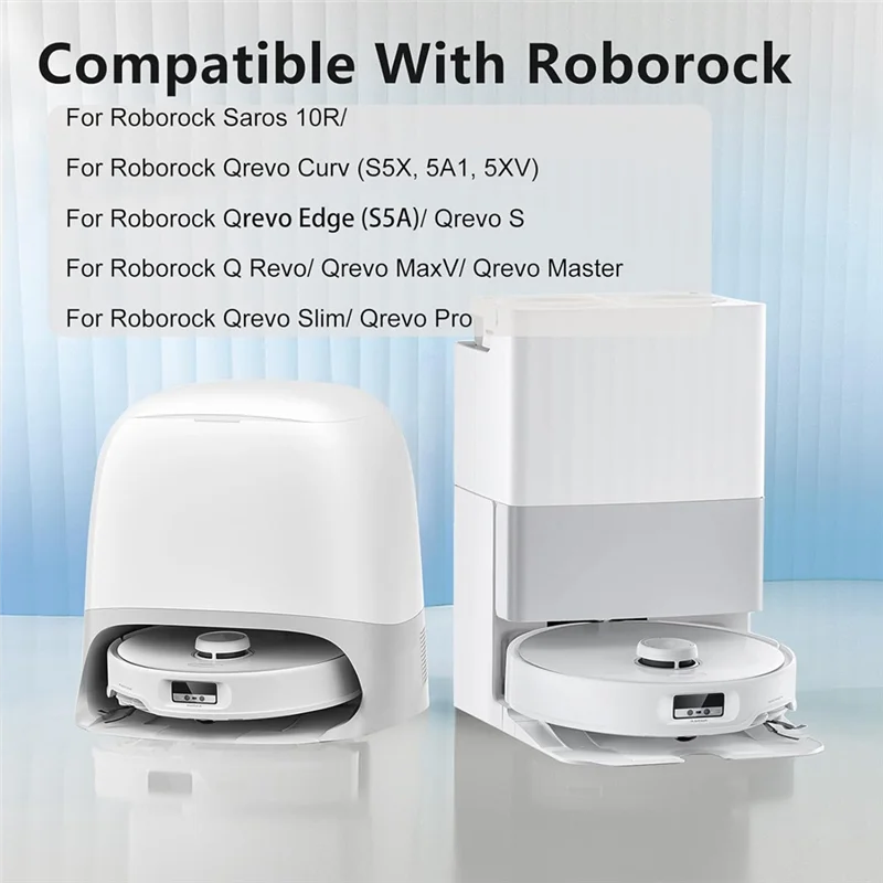 مجموعة ملحقات وسادات القماش B58B-Mop للمكنسة الكهربائية Roborock Saros 10R، Qrevo Curv، Q Revo، Qrevo Maxv، Qrevo Master