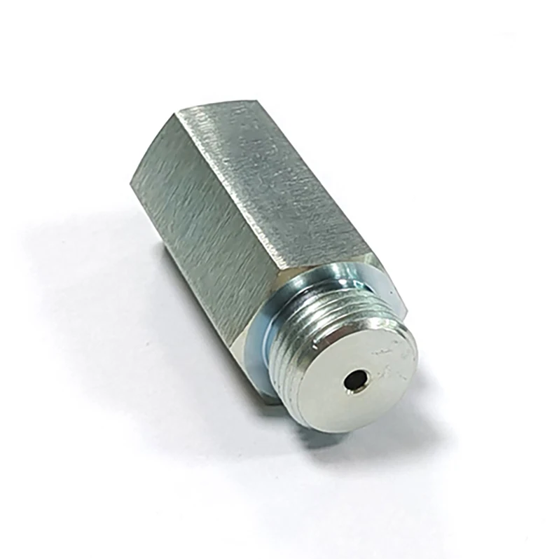 M18X1.5 Lambda Oxygen Sensor Adapter 50mm Extender Spacer Silver sensor Bung