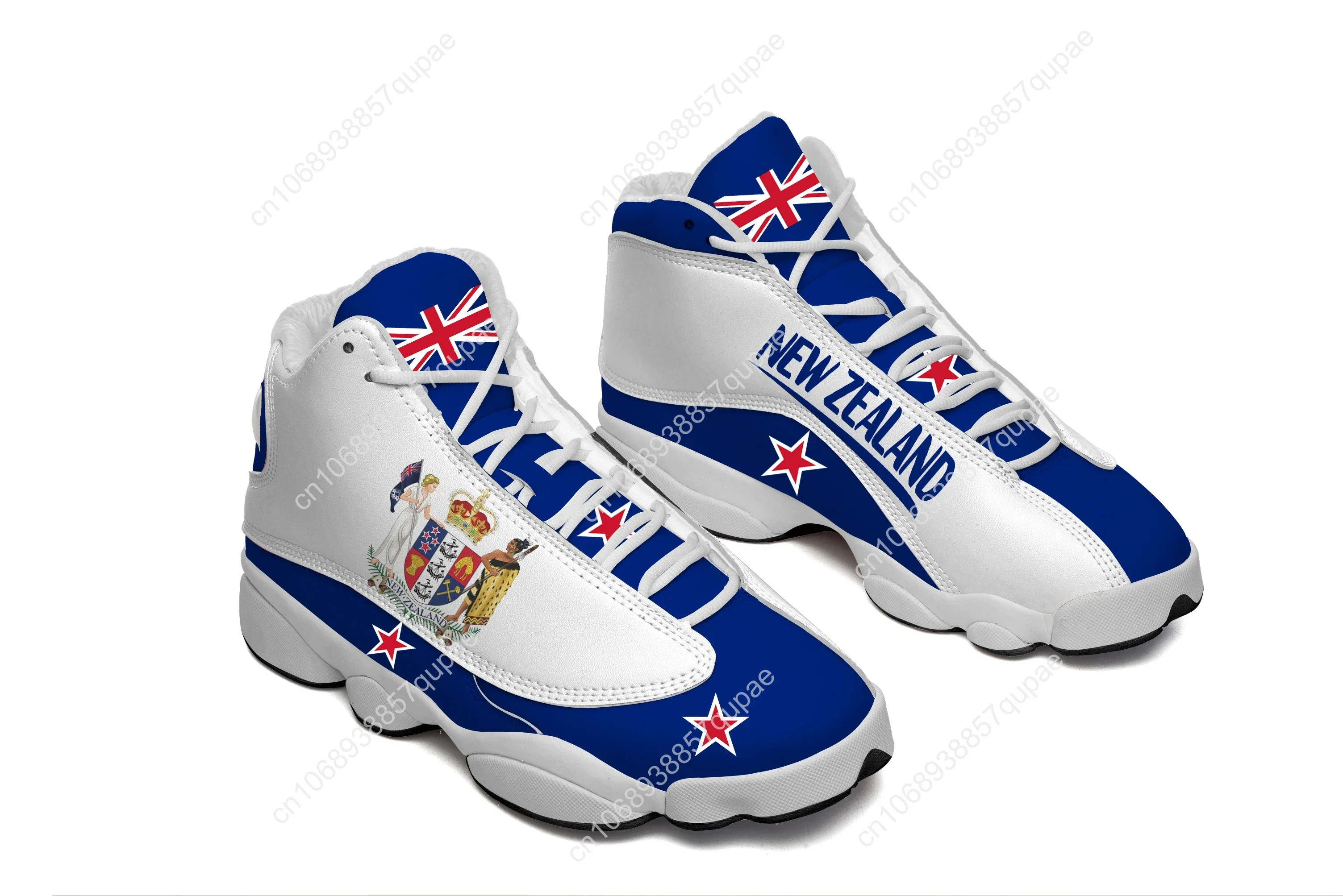 Dropshipping Print On Demand Oceania Australia New Zealand Flag Custom Print Basketball Sneaker Shoes