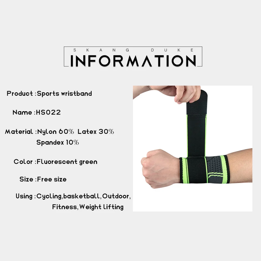 Sports Wristband Brace Support Braces Football Protector Sleeve Strap Nylon Fitness Straps