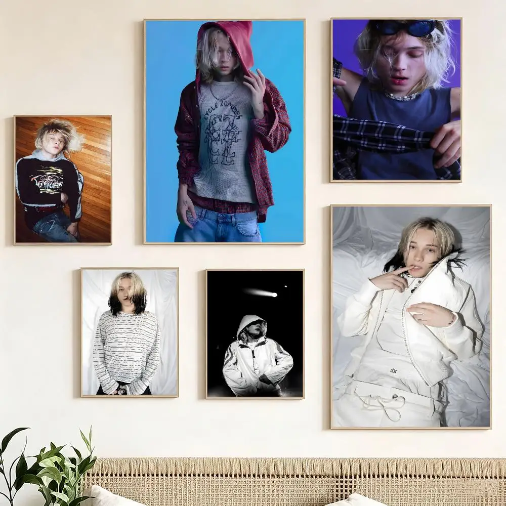 Rapper G-Gunner Shepardson Poster Pegatina artistica HD autoadhesiva impermeable para salon dormitorio
