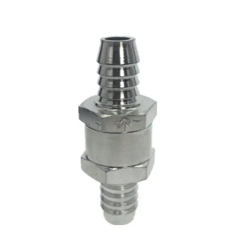 Zawór zwrotny jednokierunkowy 6/8/10/12mm, 4 rozmiary, ze stopu aluminium, do paliwa, zawór zwrotny, pasuje do gaźnika
