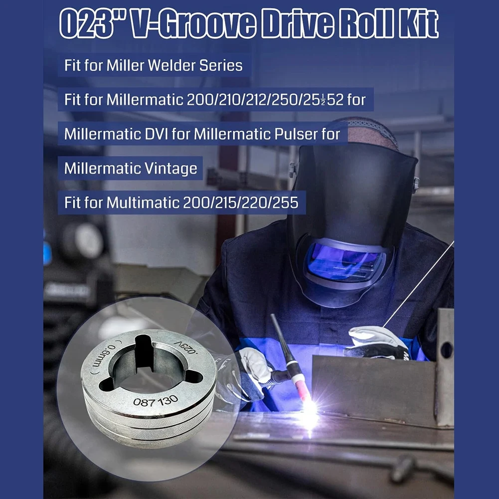 0.6mm Wire Roller V Groove Drive Roll For Routine Welding Operations Standard Groove Curvature For Millermatic 200