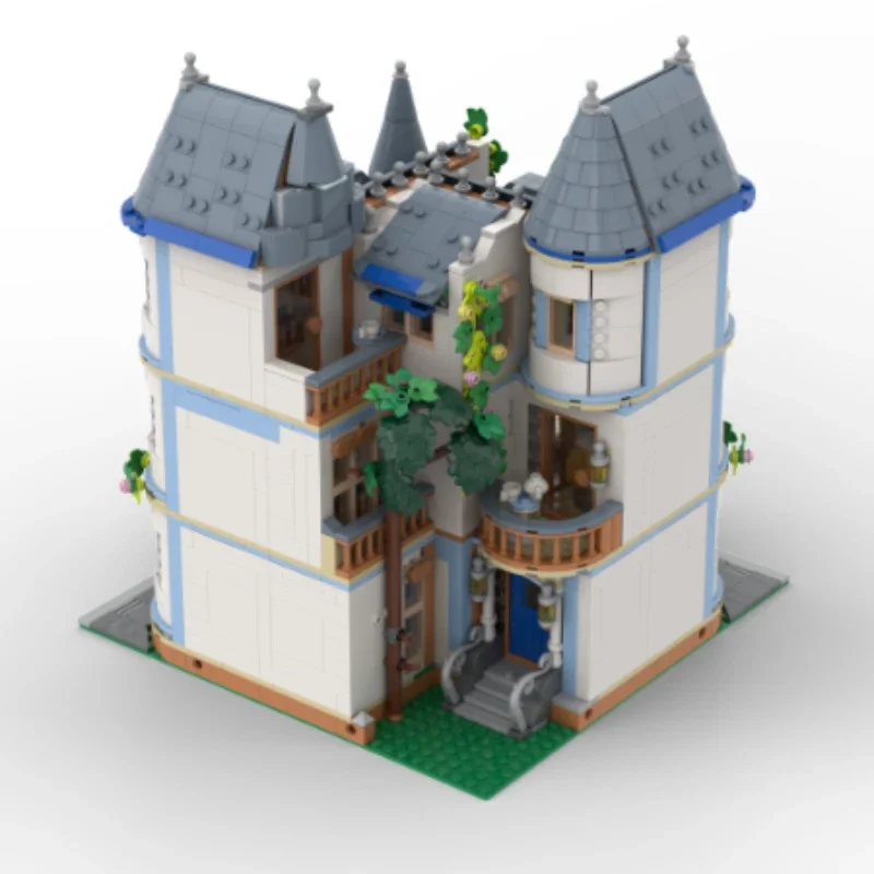 MOC Mattoni da costruzione modulari personalizzati e colazione Street View Modello Building Block Mattoni di assemblaggio creativi fai da te Giocattoli regalo per bambini