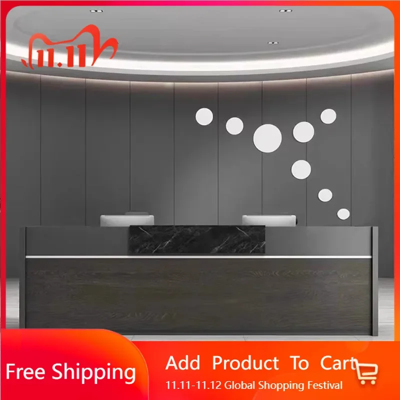 مكتب التجميل منبر منصة مشروبات متجر الاستقبال التجزئة Pulpitos صالون الشعر مكافحة تسجيل الأثاث الحديث Mostrador الفريد #1