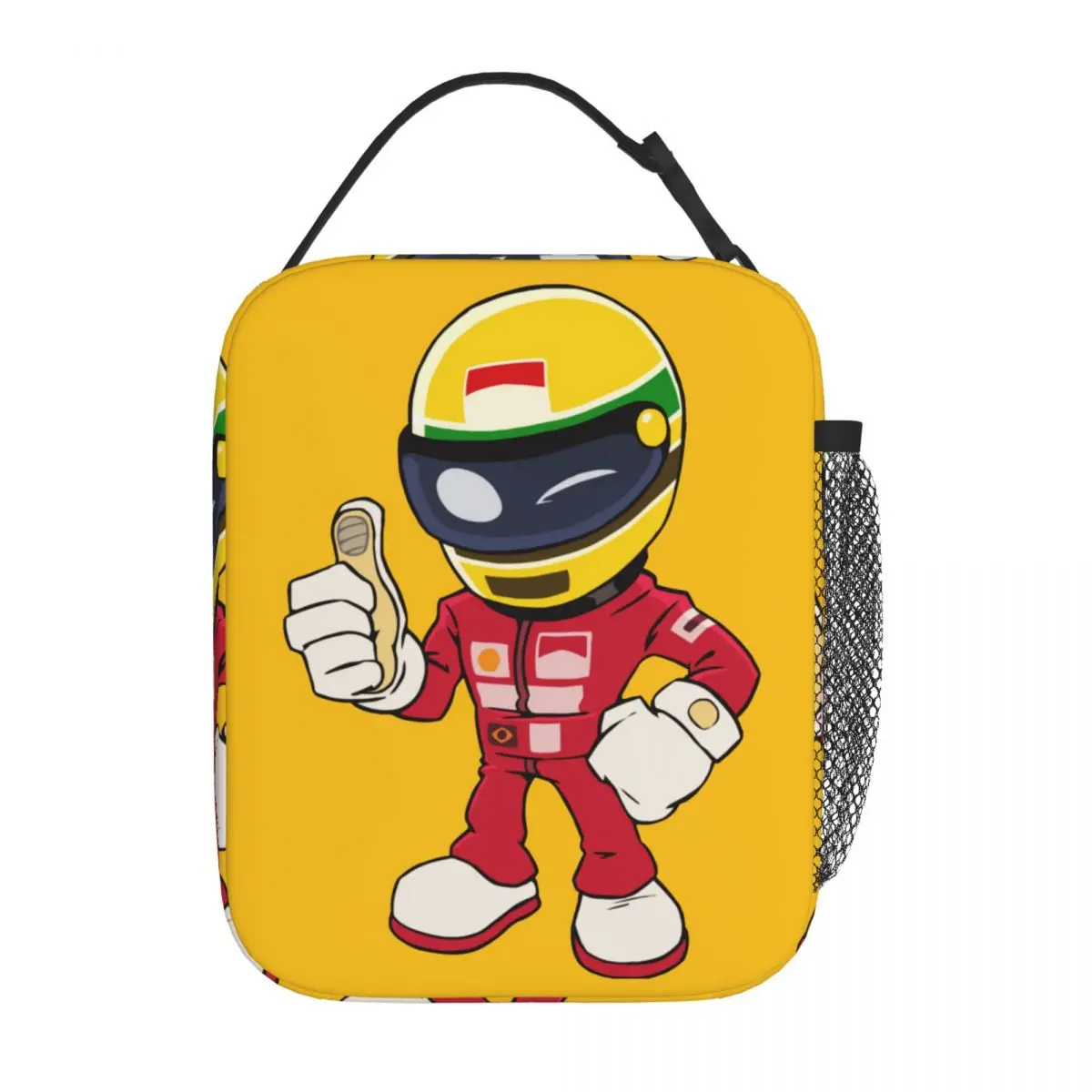 Ayrton The Magician Ayrton Senna Insulated Lunch Bag Large Lunch Container Cooler Bag Tote Lunch Box Office Travel Food Bag