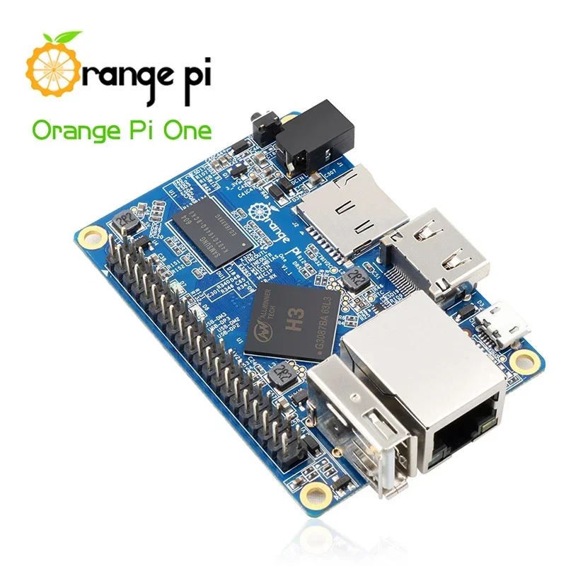 Orange Pi One 1GB RAM Allwinner H3 Quad-Core Mini PC Papan Tunggal Komputer Papan Pengembangan SBC