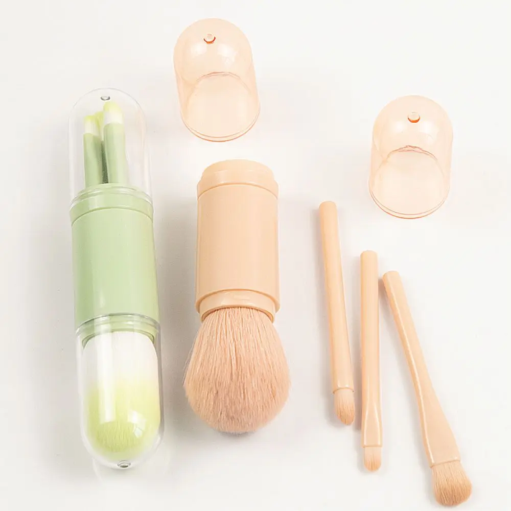 Portable Cosmetic Makeup Brush Set Retractable Multifunctional Tool For Foundation Powder Eyeshadow Concealer Beauty Kit