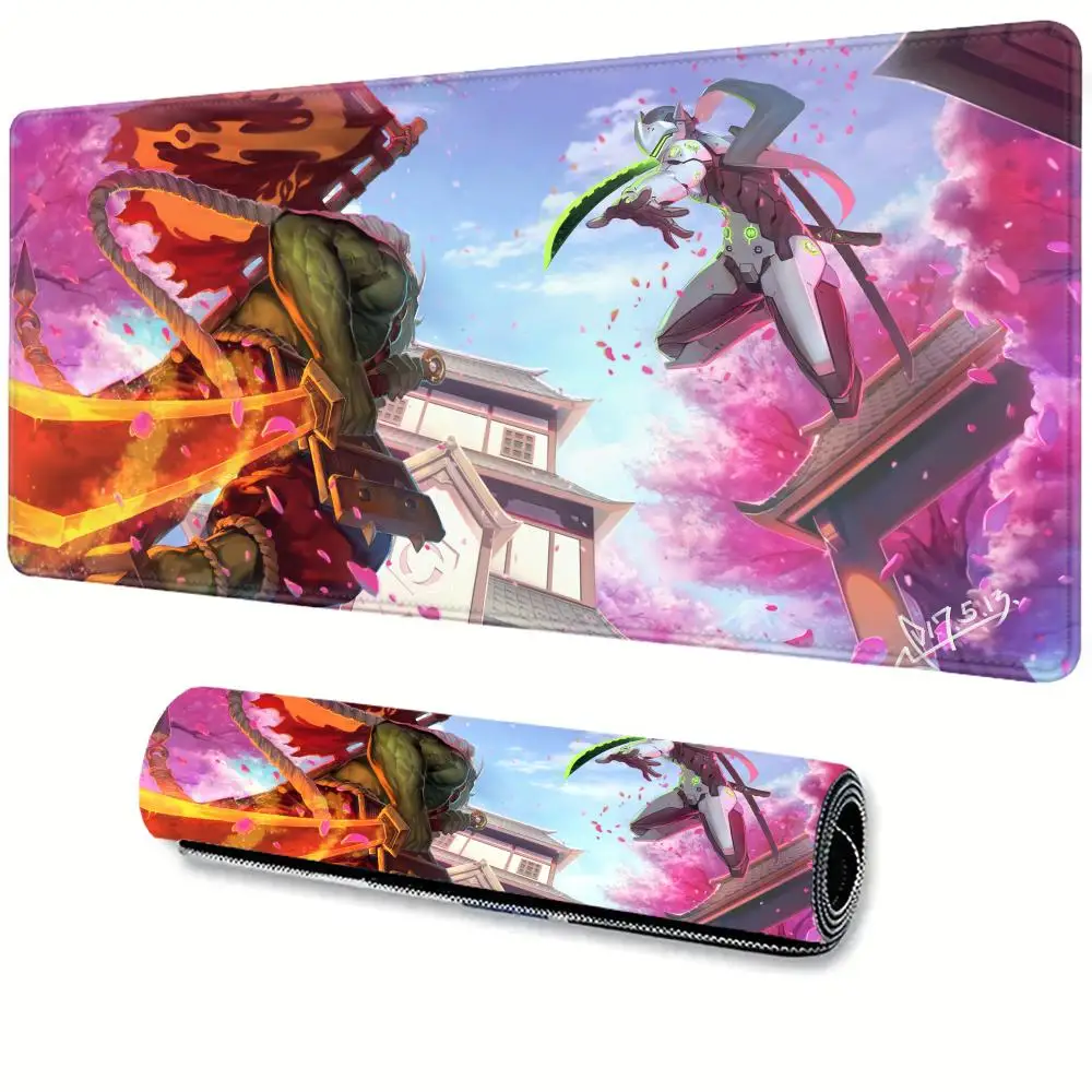XXL Mousepad Game-Overwatch-2-OW Gaming Office Desk Pads Large For Computer Non-slip Lockedge Mouse Pad HD Printing Accessories