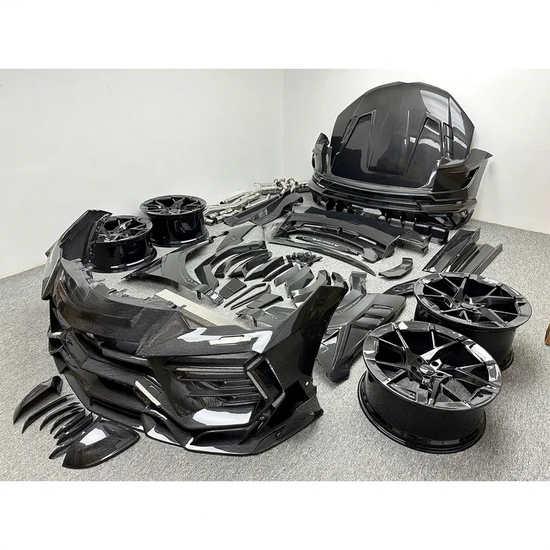 High Quality Gen 3 MSY Style Dry Carbon Fiber Body Kit Fit For Lamborghini Urus Includes Bumper Hood Fender Wing