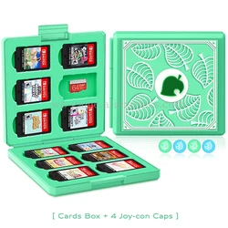 For Nintend Switch OLED 12 Game Card Cute 3D Embossed Carrying Case Nintendo Switch Lite 12 SD Card Pink Shell Swtch Storage Box