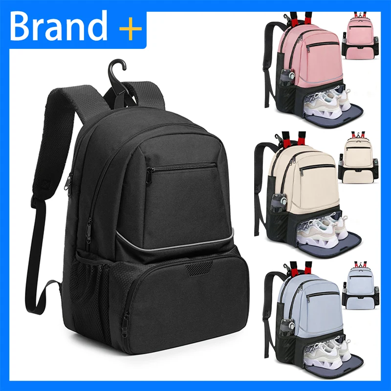 

Уличная походная сумка, большая вместительная сумка для теннисных ракеток, стильная молния, многослойный студенческий дорожный рюкзак с отделением для обуви