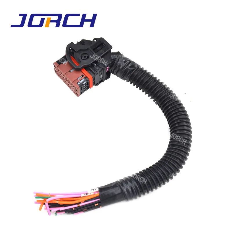 1set Automotive 32 Pin 48 Pin Computer Board Connector Plug With Cable Controller Wire Harness for Weichai OH6 Woodward