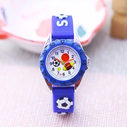 Famous Brand Chaoyada Children Boys Girls Sports Watch Little Kids Cute Football Cartoon Silicone Cool Montre Enfant Watches