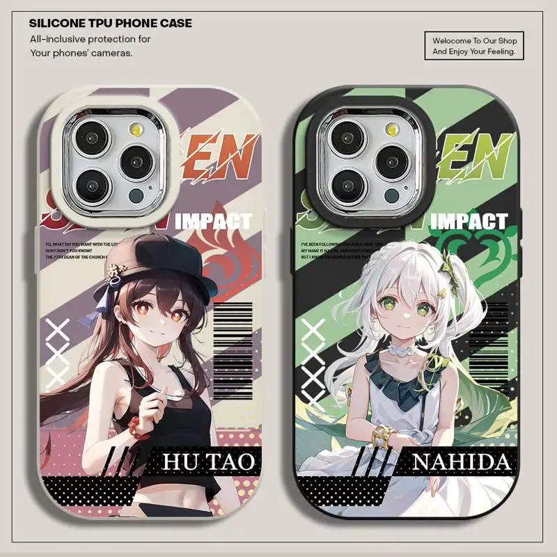 Крутой чехол Genshin-Impact Project для Apple iPhone 15 14 Pro, чехлы 11Pro Max 11 12 Plus 13pro max 15plus 11pro, чехол