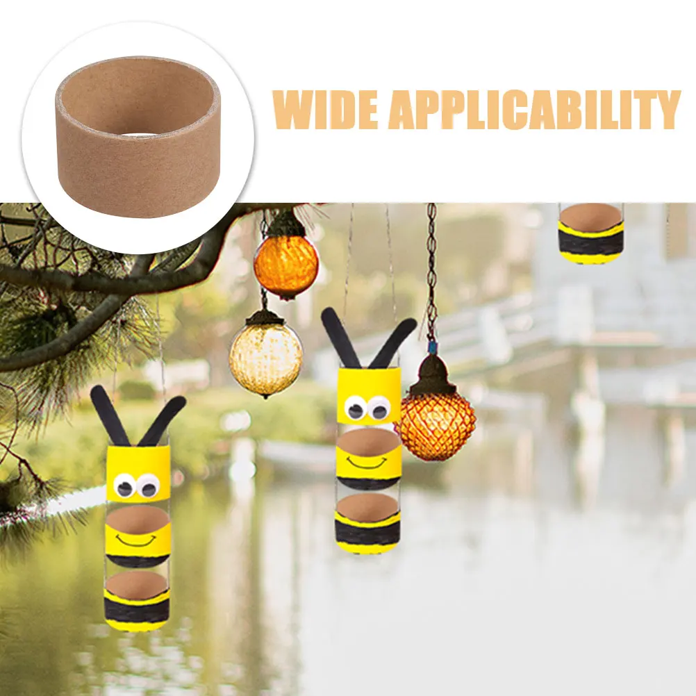 10 個の絵画紙管滑らかな円筒形のクラフト作成材料 DIY グラフィティアートプロジェクト用バルククラフト用品