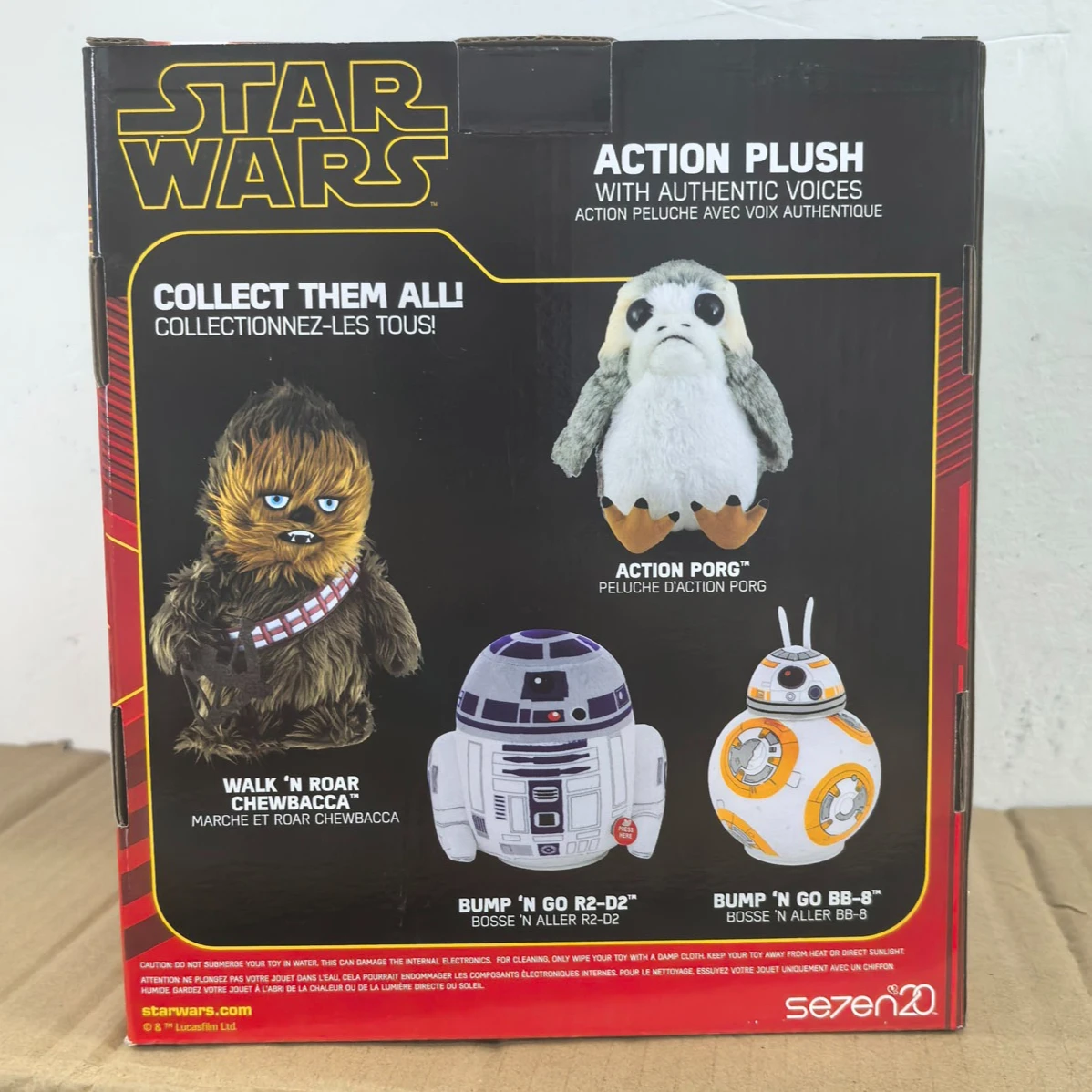 Film Star Wars Robot D-O Dźwiękowy Aktywator Obrót i Prędkości Elektryczne Ruchy Pluszowa Zabawka Prezent dla Dzieci na Boże Narodzenie