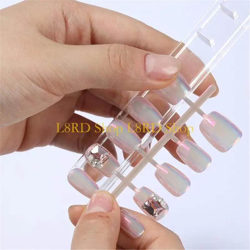 L8rd consejos uñas prácticos clavos uñas pantallas arte soporte clavos uñas soporte fácil limpiar soporte