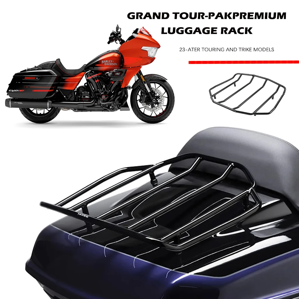 

New Accessories For Harley Touring Street Glide Limited Limited CVO Street Glide ST CVO 2026 Rear Top Case Carrier