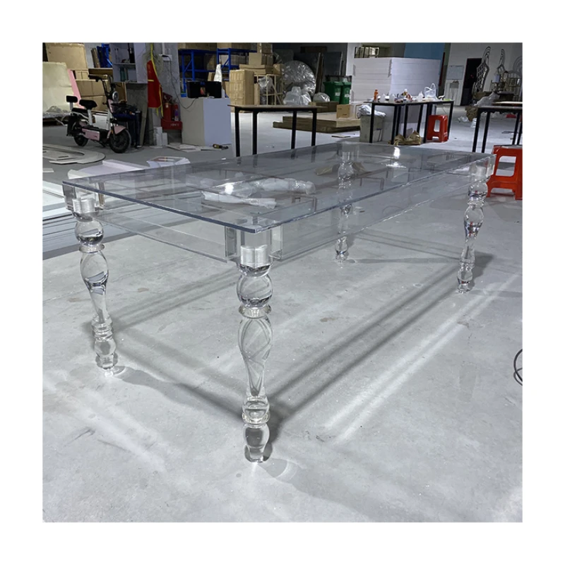 Wedding Modern Clear decorate acrylic table Acrylic Bridal table / acrylic Sweetheart