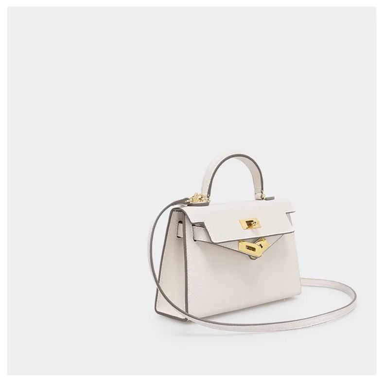 The second generation mini Kelly handbag, women's 2025 new mini shoulder crossbody bag, simple, fashionable and portable