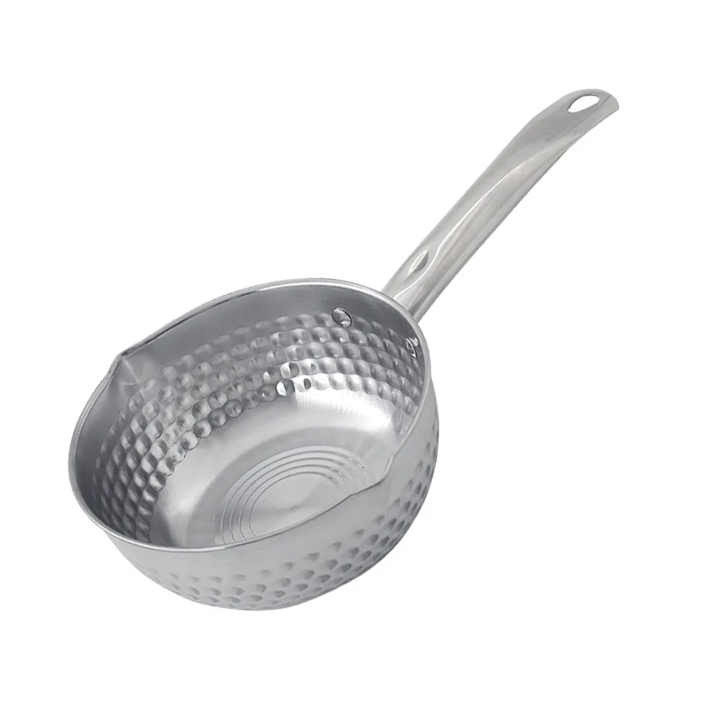 

1Pcs Stainless Steel Milk Pot Japanese Style Cooking Pot for Soup Noodle Instant Food Non Stick Kitchen Cookware