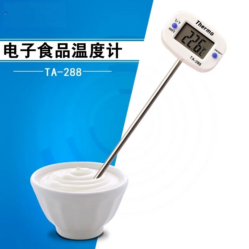 Long Probe Digital Thermometer BBQ Cooking Temperature Gauge For Food Milk Water Temperature Measuring Kitchen BBQ Spare Tools