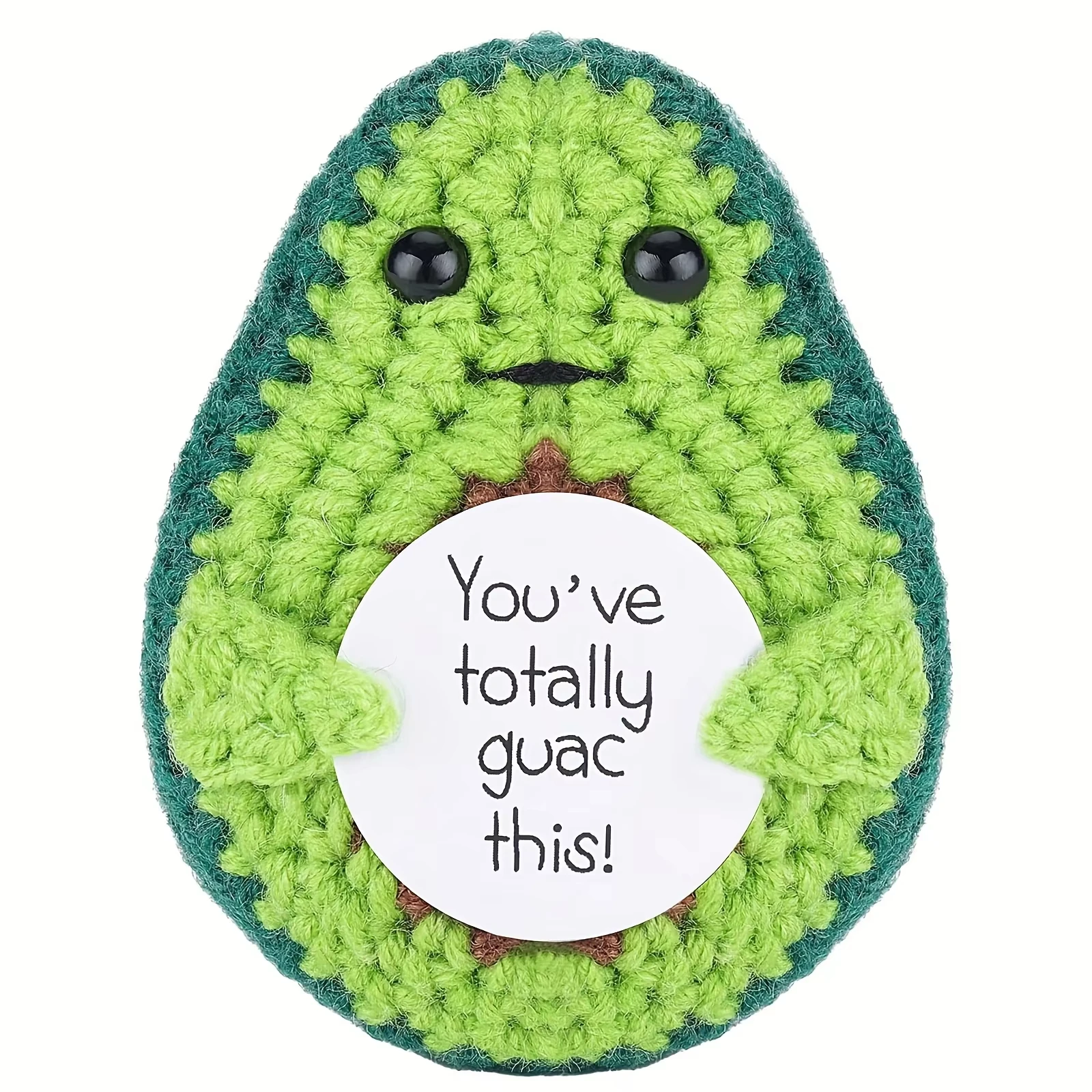 

Crochet Plush Avocado Decorative Ornament Funny Crochet Handmade Doll Knitted Fruits Vegetables Table Ornament Birthday Gifts