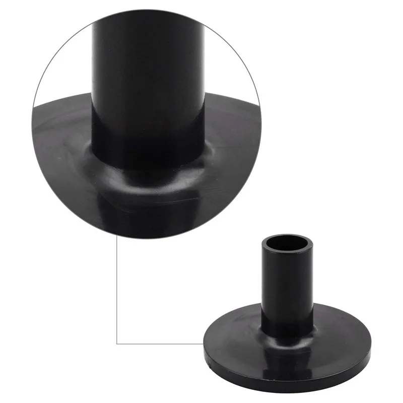 8Pcs Cymbal Sleeves 8PCS 38x26mm Black Drum Cymbal Sleeves Replacement for Shelf Drum Kit