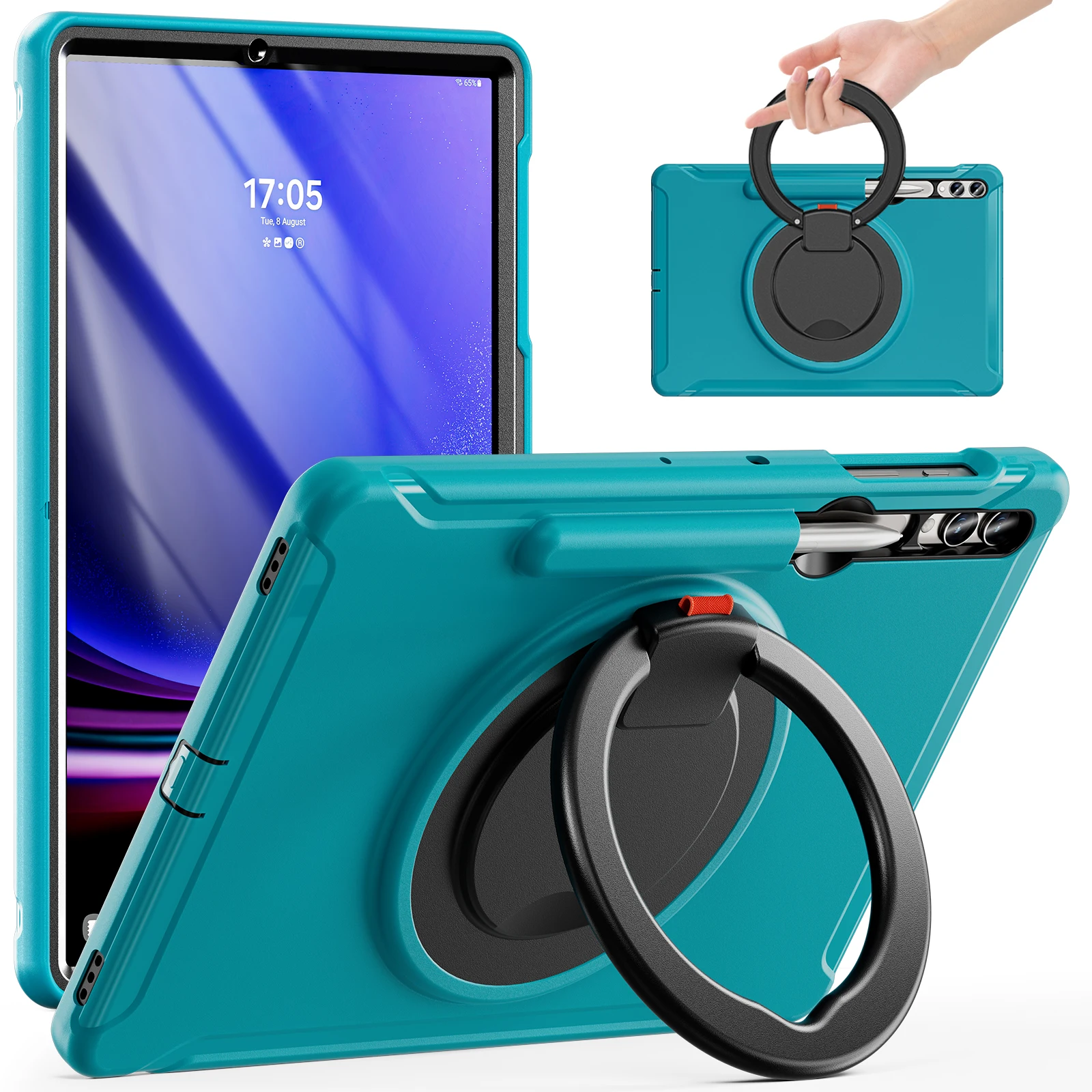 

Cover Universal For Galaxy Tab S10 S9 FE S8 S7 Plus SM-X820 X826 X810 X816 X610 X616 X800 X806 T730 T733 T970 T975 12.4" Case