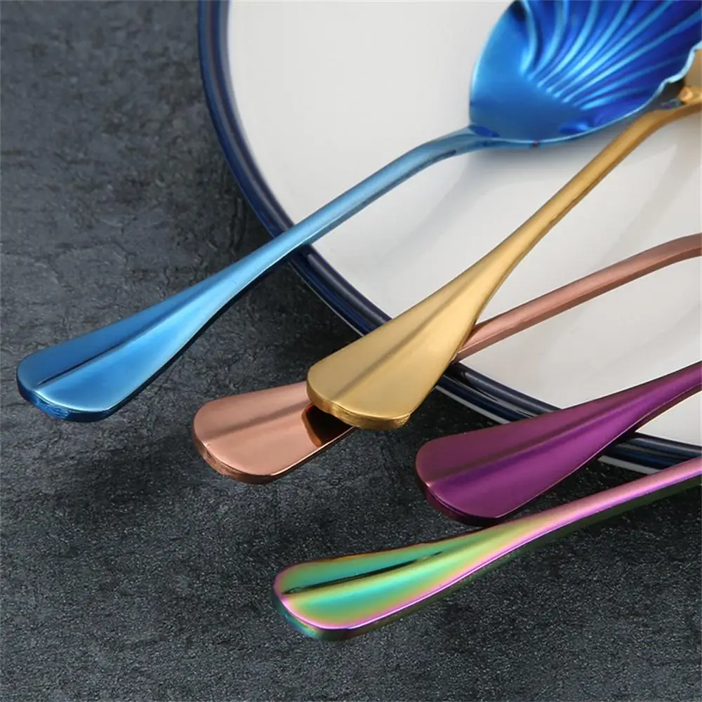 2/3/4PCS Kitchen Accessories Function Tea Coffee Spoon Modern Stainless Steel Spoon For Dessert Spoon Best Seller