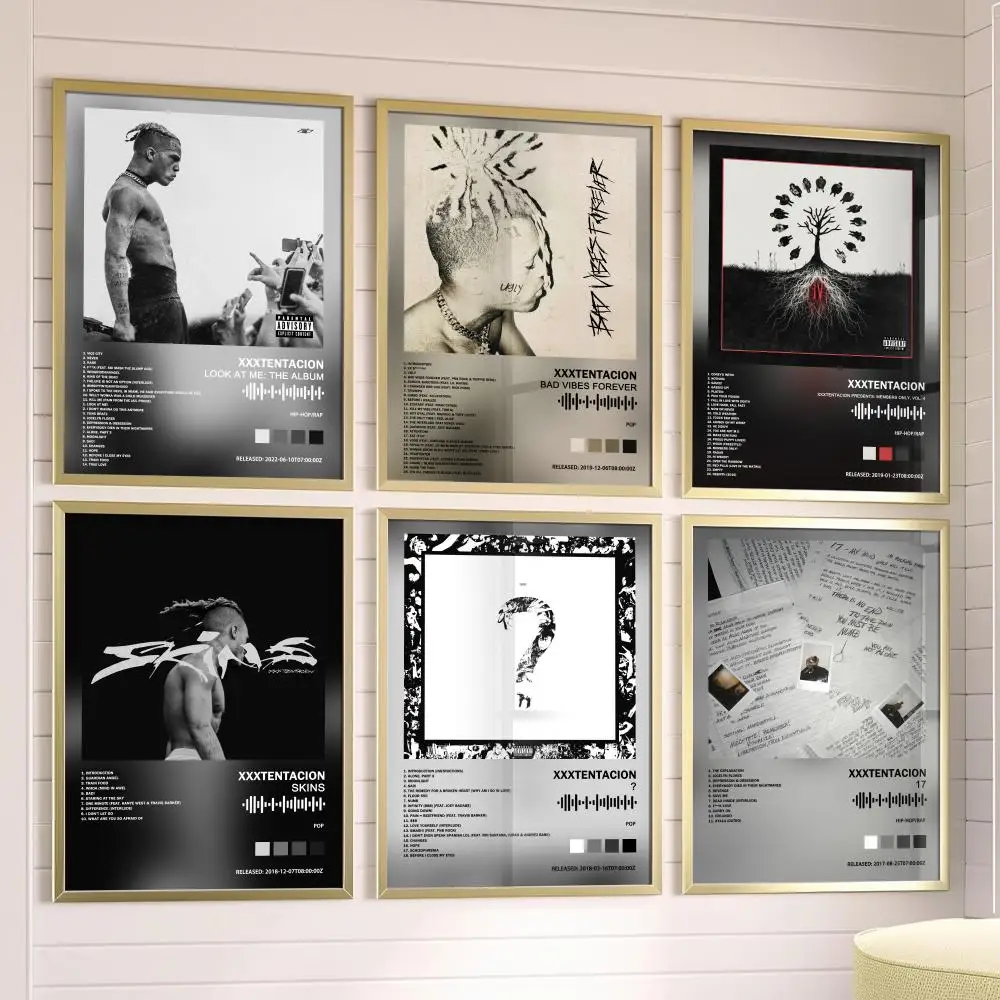 XXXTENTACIONS Poster, Musikalbum-Cover für Zimmer, Leinwandgemälde, Kunstdruck, Heimwanddekoration, Bild, Geschenk