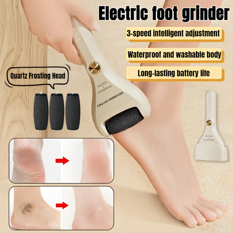 Home Electric Foot Grinder Threespeed Adjustable Dead Skin Callus Removal Scratch Repair