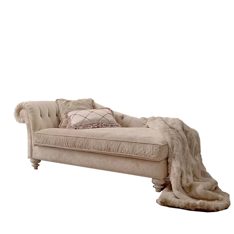 

small apartment bedroom beauty couch removable and washable recliner sofa leisure concubine chair