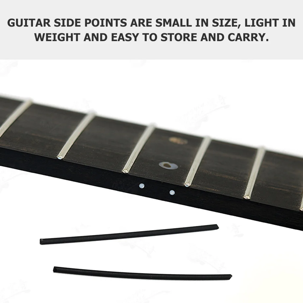 

200 Pcs Guitar Fingerboard Side Marker Dots Black High Performance Inlay Material Long Service Life Musical Instruments