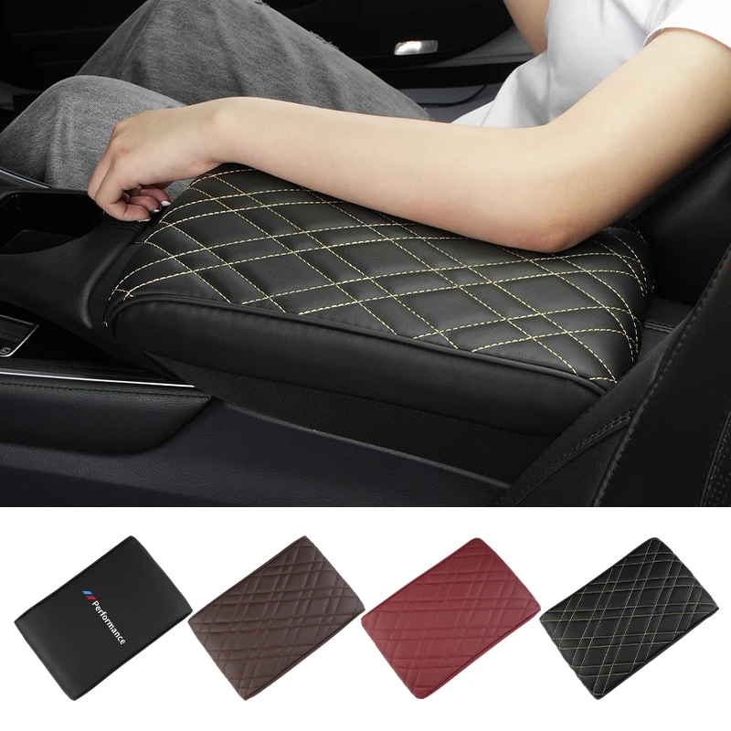 Car Center Protector Armrest Box Booster Cushion For BMW X1 X2 X3 X4 X5 X6 X7 G20 G30 E70 E91 E30 E53 F31 F40 G01 G02 G05