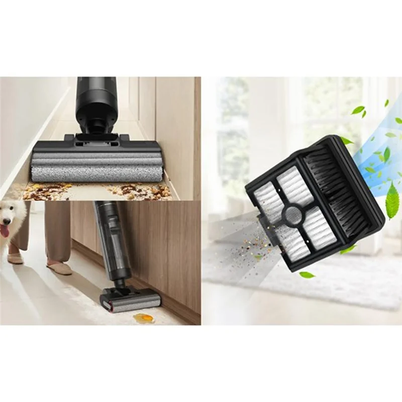 9M-استبدال فرشاة الأسطوانة فلتر HEPA ل Dreame H12 المزدوج مكنسة كهربائية لاسلكية أجزاء الملحقات الرطبة والجافة