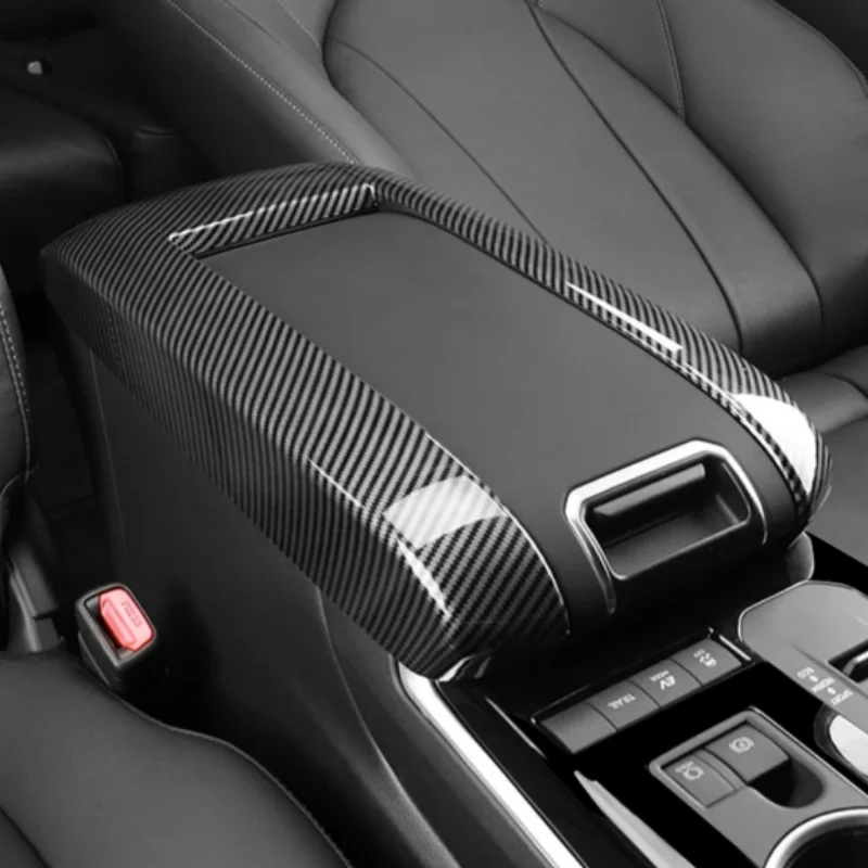 

ABS Car Armrest Box Frame Decoration Cover Trim Sticker Accessories For Toyota Highlander Kluger 2021-2024