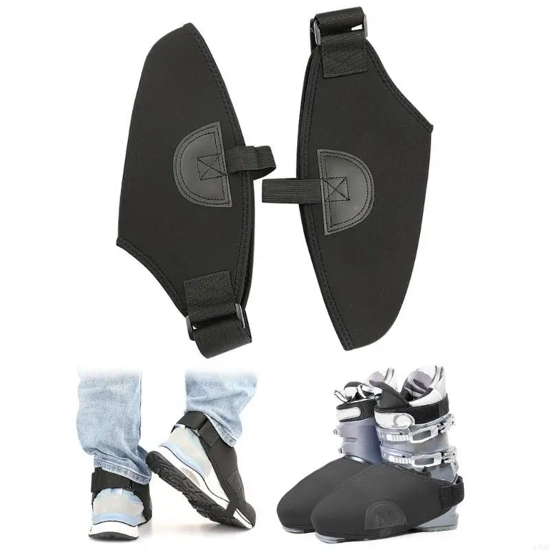 

1 Pair Ski Boot Cover, Winter Ski Boot Cover for Warmth, Ski Shoe Cover for Snow, Keep Your Feet Dry and Warm for Skier