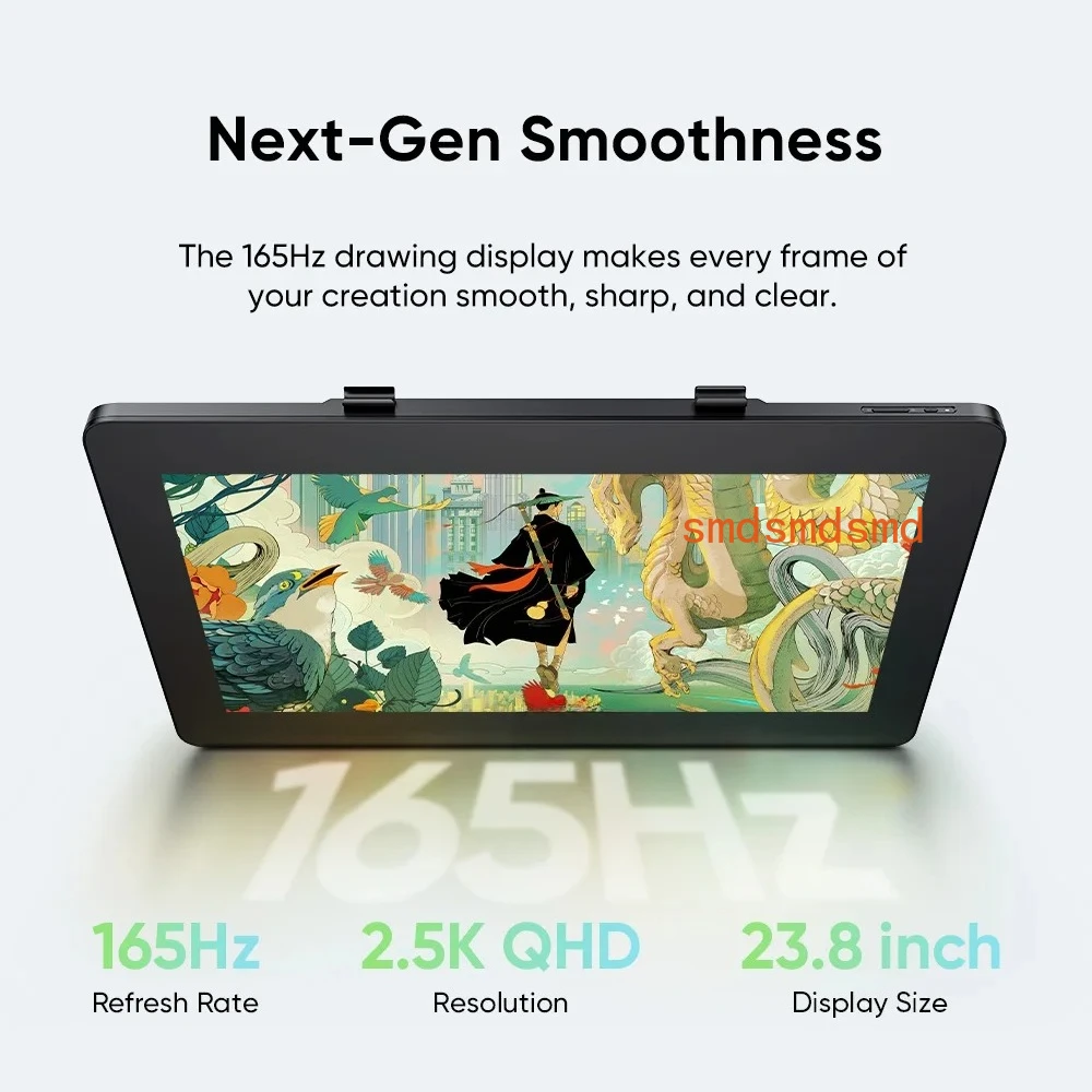 165Hz Artist Pro 24 (Gen 2) Ultraspeed Drawing Display 2.5K 23.8 Inch Graphics Tablet Monitor 16K Level X3 Pro 99% sRGB